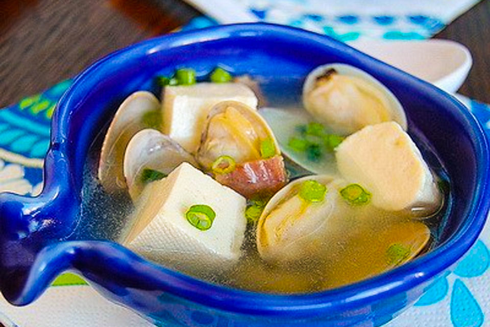豆腐蛤蜊汤